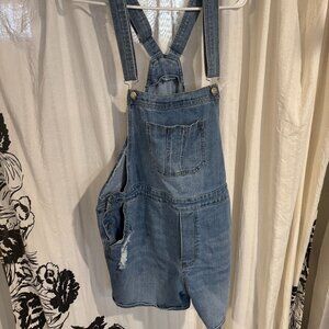 Authentic Judy Blue | Women's Short Overalls | 2XL